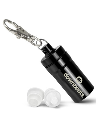Tapones para oídos DownBeats alta fidelidad con estuche aluminio