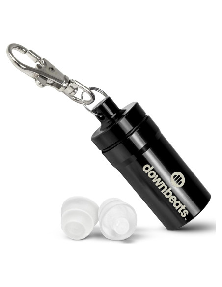 Tapones para oídos DownBeats alta fidelidad con estuche aluminio