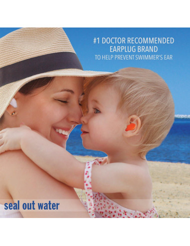 Tapones para Oídos de Silicona Mack's - 6 Pares, Impermeables