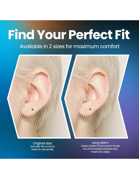 Tapones para oídos DownBeats alta fidelidad con estuche aluminio