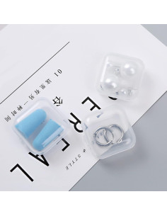 Organizador de Medicamentos 10 Piezas Ulafbwur Transparente 2