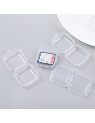 Organizador de Medicamentos 10 Piezas Ulafbwur Transparente