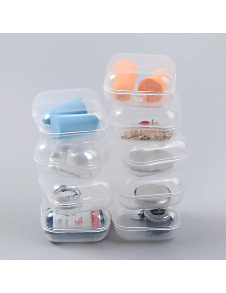 Organizador de Medicamentos 10 Piezas Ulafbwur Transparente