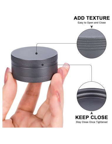 Caja de Pastillas Metálica SOBAHIDO Mediana Impermeable Gris