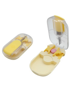 Cortador de Píldoras Magnético Veroral con Cuchilla de Acero Inoxidable