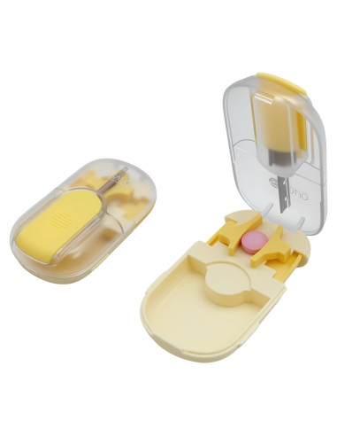 Cortador de Píldoras Magnético Veroral con Cuchilla de Acero Inoxidable