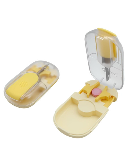 Cortador de Píldoras Magnético Veroral con Cuchilla de Acero Inoxidable Cortador de Píldoras Magnético Veroral con Cuchilla de Acero Inoxidable