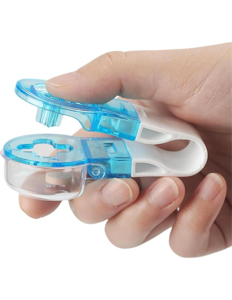 Dispensador de Pastillas Portátil Azul Junfamilee - Cortador y Almacenamiento Dispensador de Pastillas Portátil Azul Junfamilee - Cortador y Almacenamiento