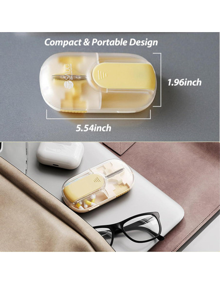 Cortador de Píldoras Magnético Veroral con Cuchilla de Acero Inoxidable Cortador de Píldoras Magnético Veroral con Cuchilla de Acero Inoxidable