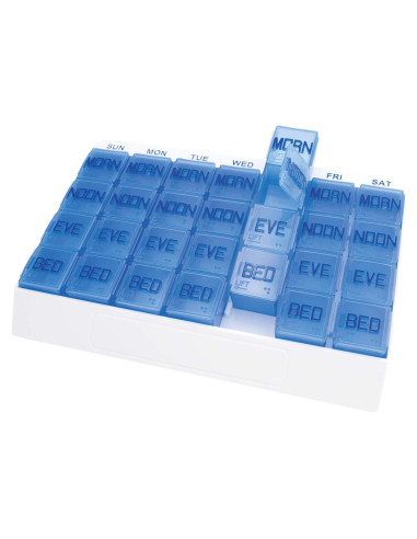 Organizador de Pastillas Grande Carex 7 Días 4 Veces al Día