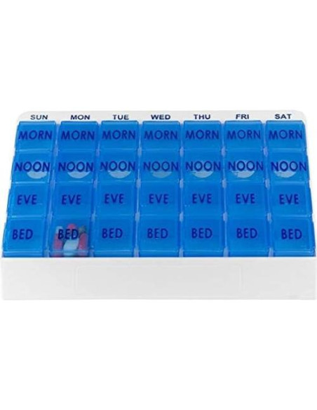 Organizador de Pastillas Grande Carex 7 Días 4 Veces al Día