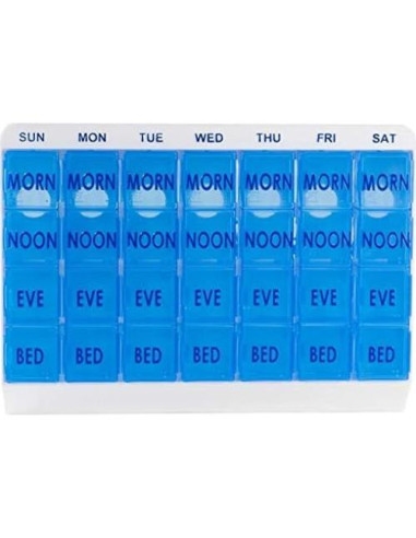 Organizador de Pastillas Grande Carex 7 Días 4 Veces al Día
