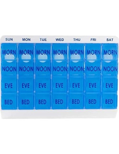 Organizador de Pastillas Grande Carex 7 Días 4 Veces al Día