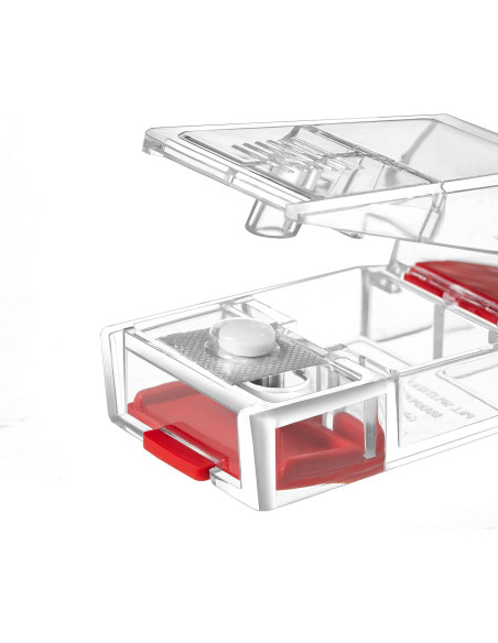 Divisor de Pastillas MAXSPLIT con Perforador - Acero Inoxidable