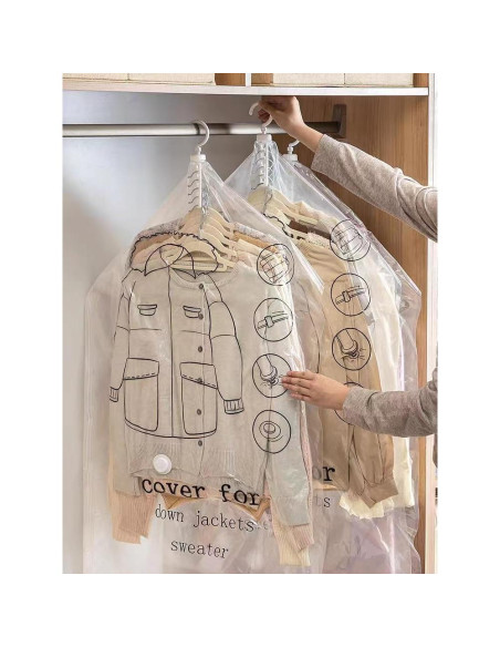 Bolsas de Almacenamiento al Vacío SunHorde 6 Pcs 135x70 cm