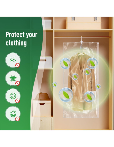 Bolsas de Almacenamiento al Vacío Colgantes Brodi 4 Pzas 70x145cm