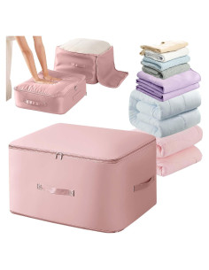 Bolsa de Almacenamiento Plegable Genérica Rosa Grande 0.28 kg