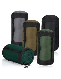 5 Sacos de Compresión GliCraft 20L Impermeables para Mochilas