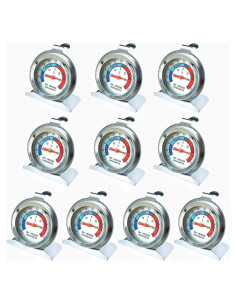 Paquete de 10 termómetros de acero inoxidable YNSSJY -30 a 30 C