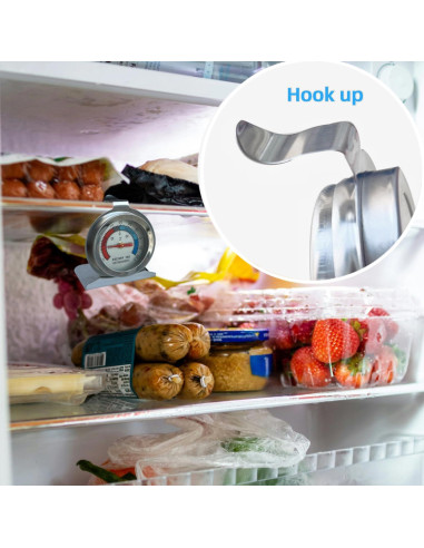 Paquete de 10 termómetros de acero inoxidable YNSSJY -30 a 30 C