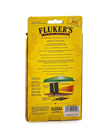 Alfombrilla Térmica Fluker Premium Mini 10x12.7cm para Reptiles