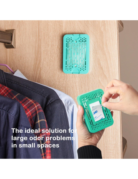 2 Estuches de Pod Desodorante Wo Yuan con 6 Recargas Lavanda