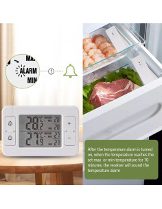 Termómetro Digital Inalámbrico para Refrigerador Timloon AMEE32 2