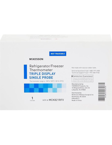Termómetro Digital Impermeable McKesson para Refrigerador y Congelador