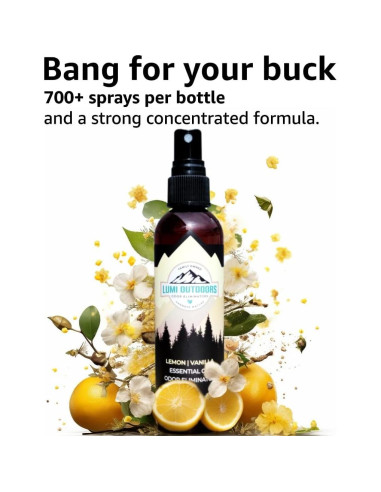 Ambientador Natural Lumi Outdoors 1 Paquete Limón Vainilla 150g