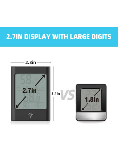 Termómetro Digital Interior GOUSHIHUI MC31 con Higrómetro y Luz de Fondo 2