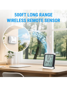 Termómetro Digital Inalámbrico ThermoPro TP65 con Pantalla Táctil 2