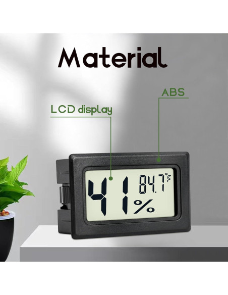 Higrómetro Termómetro Digital EWPJDK Paquete de 3 Medidores