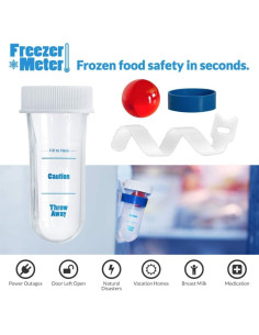 Termómetro Digital de Seguridad Alimentaria Freezer Meter 2