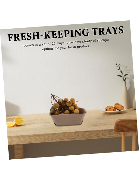 20 Moldes de Contenedores de Bayas Garneck - Cestas Reutilizables