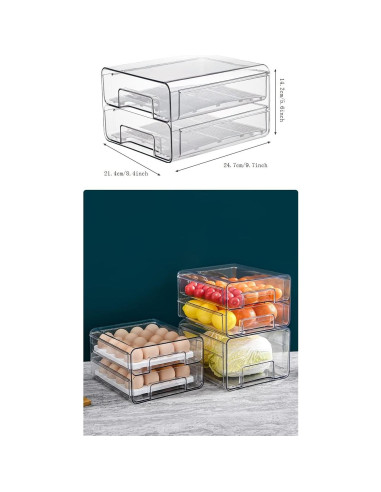 Contenedor de Almacenamiento de Alimentos BigTron 280ml Apilable