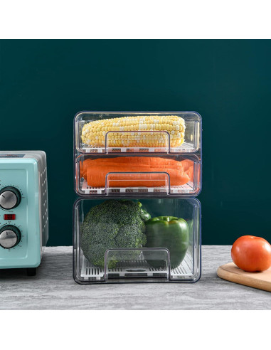 Contenedor de Almacenamiento de Alimentos BigTron 280ml Apilable