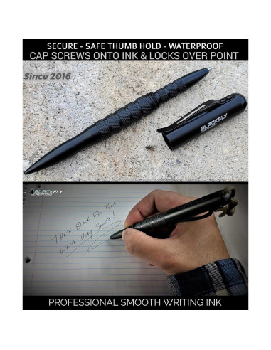 Bolígrafo Táctico Black Fly 14.61 cm Autodefensa EDC