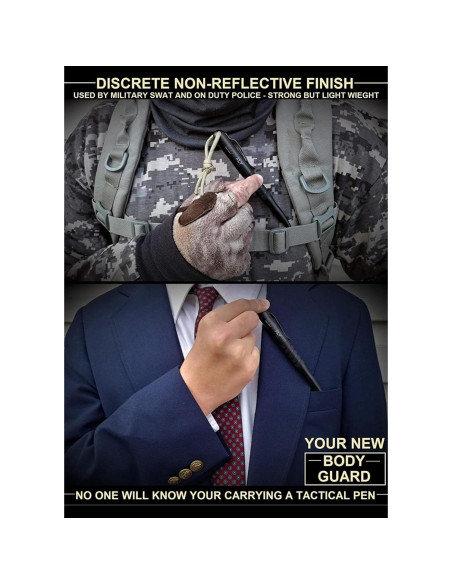 Bolígrafo Táctico Black Fly 14.61 cm Autodefensa EDC