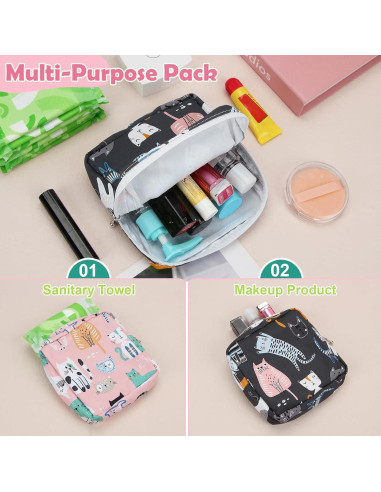 Bolsa de Almacenamiento para Compresas Higiénicas Desing Wish Oso con Lazo