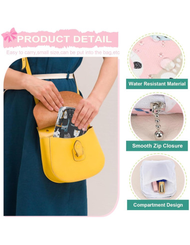 Bolsa de Almacenamiento para Compresas Higiénicas Desing Wish Oso con Lazo