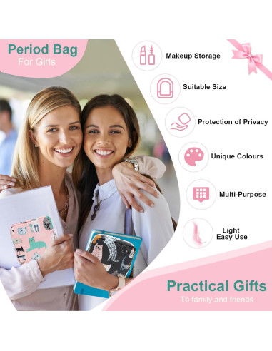 Bolsa de Almacenamiento para Compresas Higiénicas Desing Wish Oso con Lazo