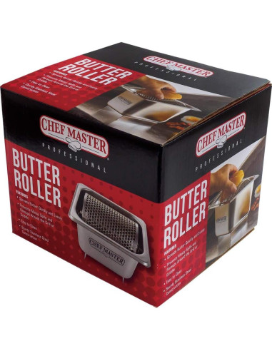 Rodillo de Mantequilla Chef Master 90021 Acero Inoxidable 1,02kg