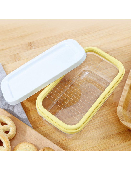 Caja de Mantequilla RICH con Tapa de Bambú 32x10x8 cm