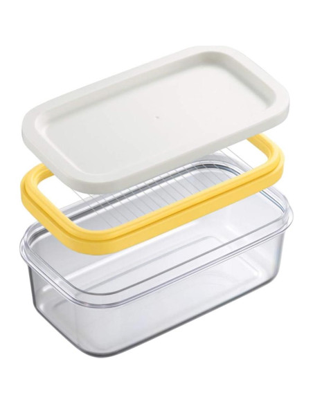 Caja de Mantequilla RICH con Tapa de Bambú 32x10x8 cm