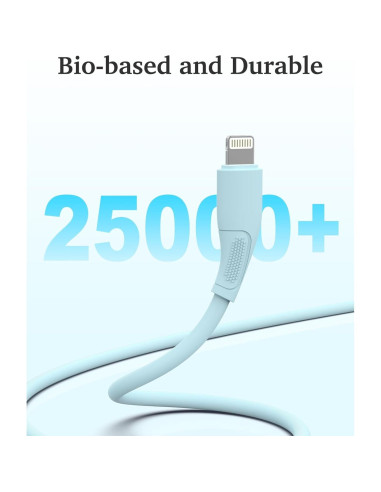 6 Cables Lightning NKNZLY 0.91/1.83/3.05 m MFi iPhone