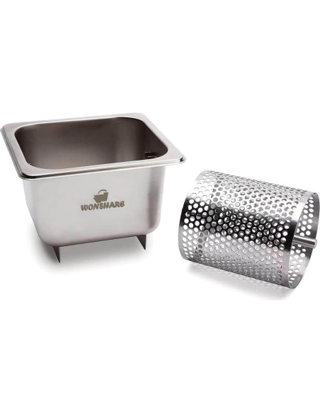 Rodillo de Mantequilla WONSHARE Acero Inoxidable 0.57 kg