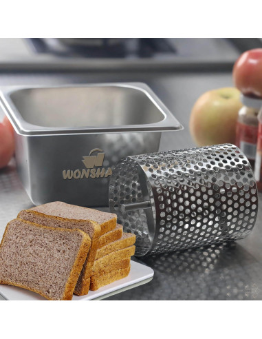 Rodillo de Mantequilla WONSHARE Acero Inoxidable 0.57 kg