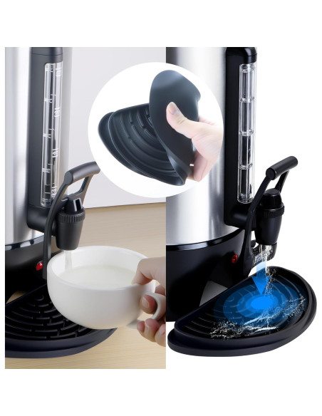 Bandeja de Goteo de Silicona Brikinte para Cafetera 45 Tazas