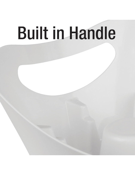 Soporte Universal para Desatascadores Plumb Craft con Bandeja Goteo Blanca