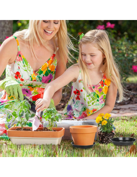 Platillos para Plantas PeoMev 12pcs Redondos 6-8-10 Pulgadas